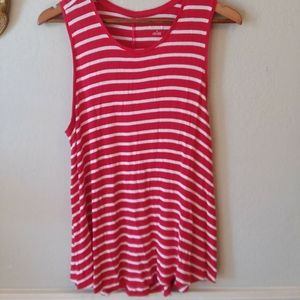 Tunic length sleeveless top